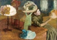 The Millinery Shop, Edgar Degas - plakat 84,1x59,4 cm