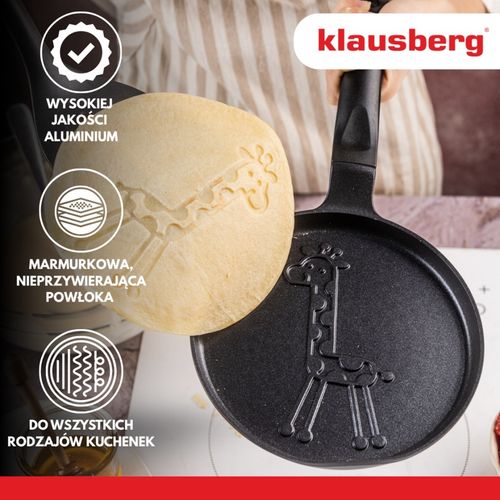 patelnia do naleśników z żyrafą 18cm klausberg kb-7975 na Arena.pl