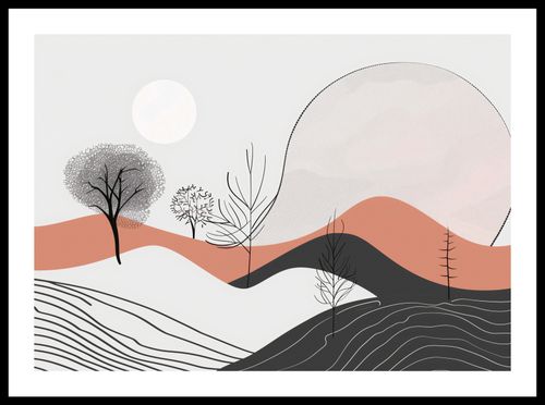 Plakat 59,4x42cm Półcień Widoku na Arena.pl