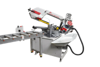 Przecinarka taśmowa Bomar Ergonomic 320.258 DG z podajnikiem rolkowym stół