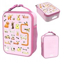 Lunch Box Śniadaniówka Lunch Bag Termiczny Torba Dla Dzieci Psy Pieski
