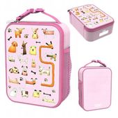 Lunch Box Śniadaniówka Lunch Bag Termiczny Torba Dla Dzieci Psy Pieski