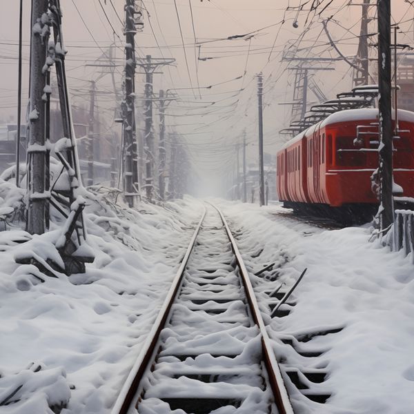 Plakat 90x90cm Podróż po Torach zdjęcie 1