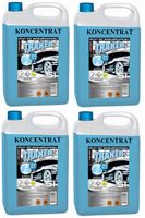 Koncentrat Płyn zimowy do spryskiwaczy Traker 20l 5Lx4