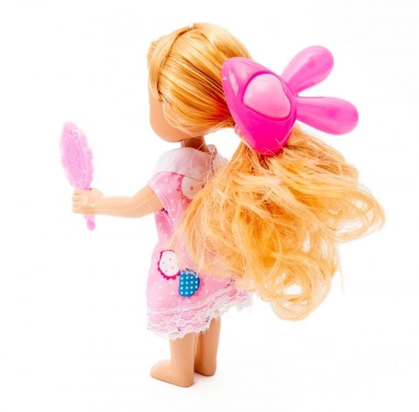 Lalka MAŁA DZIEWCZYNKA Kaibibi Blondynka 2 Sukienki #A1 zdjęcie 8