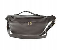 Laura Biaggi torebka nerka maxi skóra naturalna brązowy czekolada TS107-71