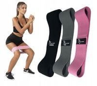 GUMY OPOROWE ZESTAW 3 GUM DO ĆWICZEŃ HIP MINI BAND GUMY MATERIAŁOWE TAŚMY