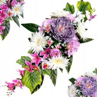 Sztuczne kwiaty stroik na grób wiązanka nagrobna cmentarz dekoracja