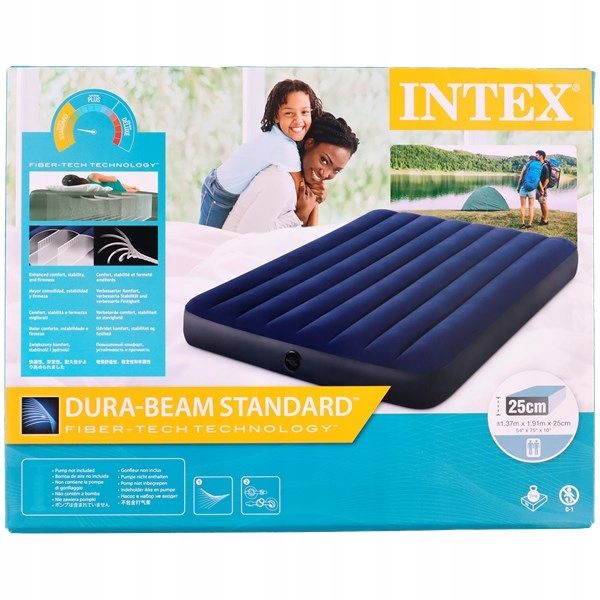 Intex 64758 Nadmuchiwane łóżko Standard Full 137x191cm zdjęcie 5