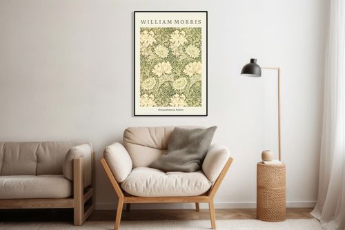 Obraz 50x70cm Design Chrysanthemum Pattern, Morris Vintage do Salonu na Arena.pl