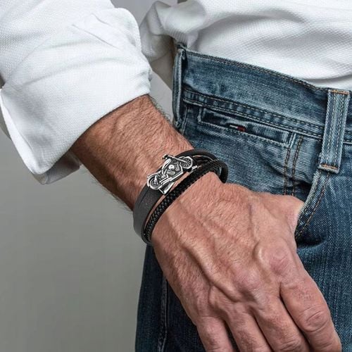 Bransoletka z Grawerem – Motocykl CHOPPER – Prezent dla Motocyklisty Biker na Arena.pl