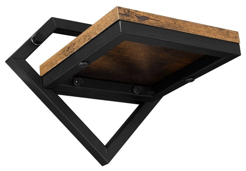 Kwietnik metalowy ścienny czarny Doron loft zdjęcie 7