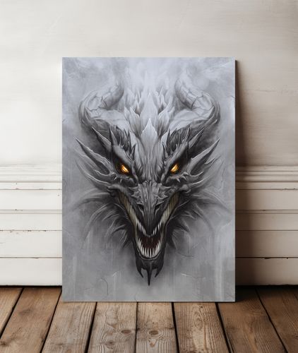 Obraz na płótnie fantasy smok smoki diablo 80x120 cm na Arena.pl