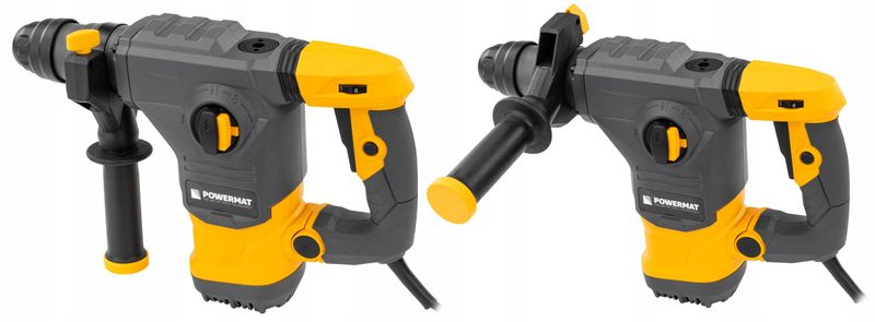 MŁOT UDAROWY MŁOTOWIERTARKA UDAR SDS+ 2600W 5,5J WALIZKA 3X WIERTŁO DŁUTA zdjęcie 11