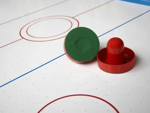 CYMBERGAJ STÓŁ do GRY AIR HOCKEY POWIETRZNY HOKEJ DLA DZIECI GRA NEO-SPORT na Arena.pl