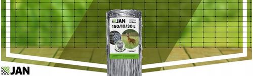 Siatka Leśna Ogrodzeniowa 150/10/30 L 100m Uchwyty Łatwego Montażu gratis na Arena.pl