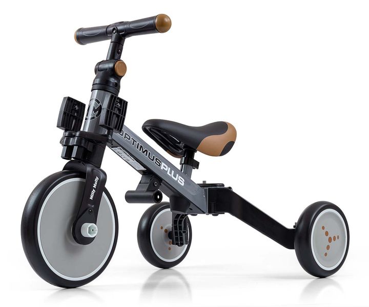 MILLY MALLY Rowerek 4w1 OPTIMUS Plus grey zdjęcie 3