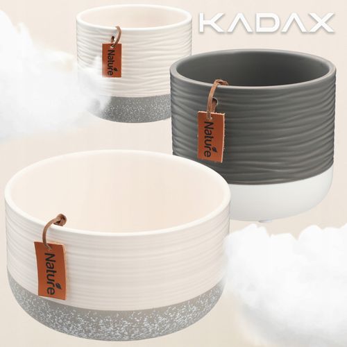 KADAX Doniczka Ceramiczna Osłonka 17x9cm Biała na Arena.pl