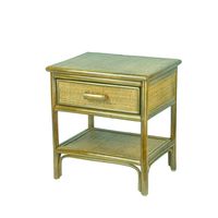 RattaNeo Coral e190 szafka nocna oliwka rattan naturalny