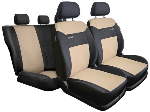Pokrowce samochodowe na fotele komplet pokrowców na siedzenia Skoda Scala na Arena.pl
