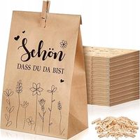 TOREBKI PAPIEROWE NA LUNCH Z KLIPSAMI 36 SZTUK FACCITO 13 X 24 CM