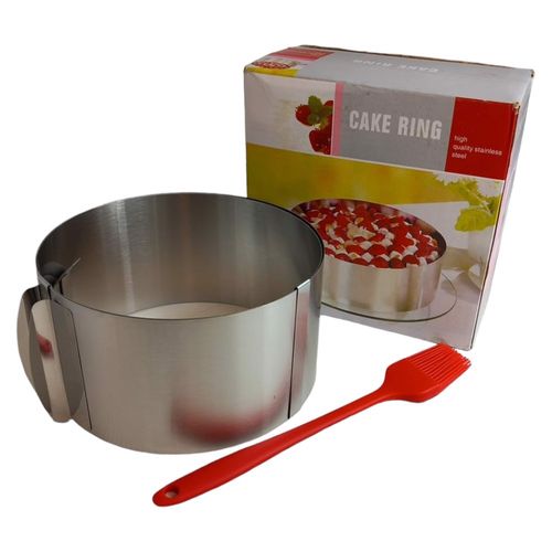 Obręcz do tortu regulowana 16-30 cm na Arena.pl