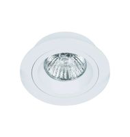 Oczko LAMPA sufitowa Foro Bianco Orlicki Design metalowa OPRAWA okrągły wpust do zabudowy biały