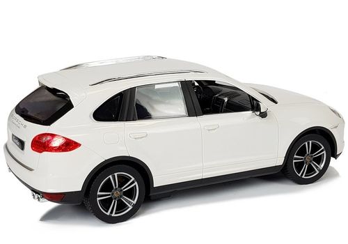 Auto R/C Porsche Cayenne Rastar 1:14 Białe na Arena.pl