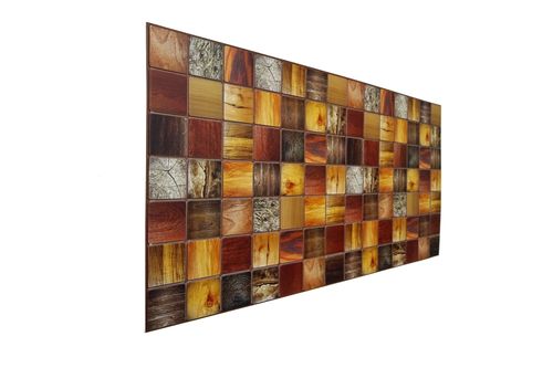 Panele Ścienne 3D PCV CIEMNE Drewno FAMED BAR na Arena.pl