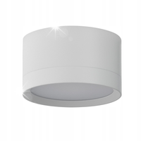 LAMPA SUFITOWA NATYNKOWA OKRĄGŁA TUBA 8202 AZZARDO MARTON AZ6442 GX53 BIAŁA