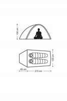 Namiot Naturehike Cloud Up 2 20D Updated NH17 T001 Forest Green