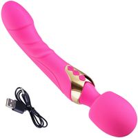 Wibrator Dla Pań 2 Silniki Masażer Damski Dwustronny Wibrator Łechtaczki