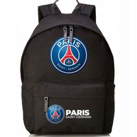 Plecak Szkolny Czarny PARIS SAINT-GERMAIN Kluby Piłkarskie Piłkarze Wzory