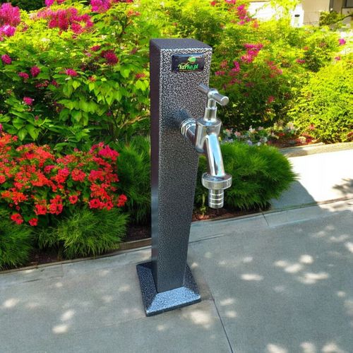 Kran ogrodowy YaPko Mini PRO Antyczne srebro 1/2 wylewka chrom na Arena.pl