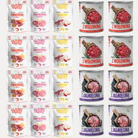 MOKRA KARMA TUF TUF MIX SASZETKA 12x500G|PUSZKA 8x800G WOŁOWINA+JAGNIĘCINA