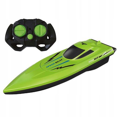ŁÓDKA ZDALNIE STEROWANA ŁÓDŹ SPEED BOAT 4 KANAŁY 2.4GHZ 26,5CM MOTORÓWKA RC na Arena.pl