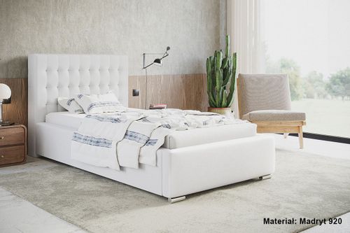 Łóżko tapicerowane LUX 2 90x200 ze  Stelażem i pojemnikiem na Arena.pl