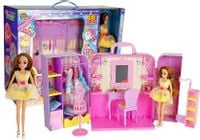 ND24_7357 Garderoba ze wiatem i Lustrem Lalka