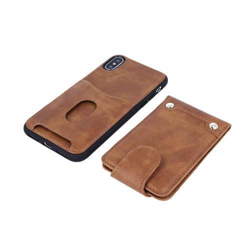 Nakładka Pocket case do iPhone 7 / iPhone 8 brązowa na Arena.pl