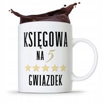 Kubek Dla Księgowej Księgowego Na 5 Gwiazdek Z Nadrukiem Ze Zdjęciem