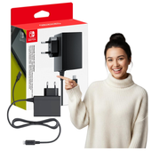 Ładowarka do konsoli Nintendo AC Adapter Czarna do Nintendo Switch
