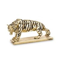 Figura złota tygrys Art 45x19x12