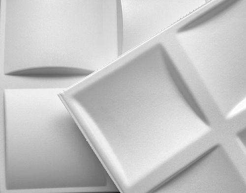 BIAŁE Piankowe Kasetony Sufitowe 3D panele ścienne  PLED na Arena.pl