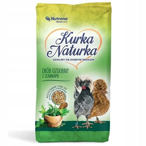 PASZA DLA DROBIU OZDOBNEGO KURKA NATURKA Z ZIARNAMI 20KG NI441X00-W20-K-S na Arena.pl