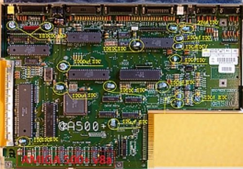 AMIGA 500 wersja płyty : 3, 6 ZESTAW KONDENSATORÓW na Arena.pl