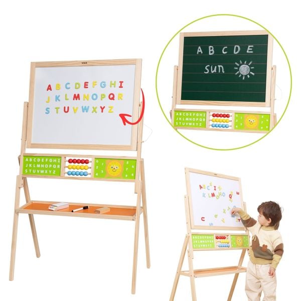 VIGA Duża Tablica Edukacyjna 2w1 zdjęcie 7