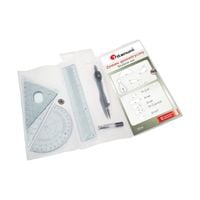 zestaw geometryczny 6 elementów w etui titanum