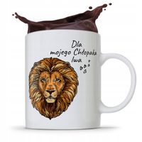 Kubek Prezent Dla Chłopaka Dla Chłopaka Lwa Z Nadrukiem Ze Zdjęciem