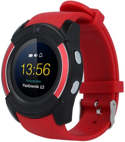Smartwatch Hykker Chrono 3 czerwony na Arena.pl
