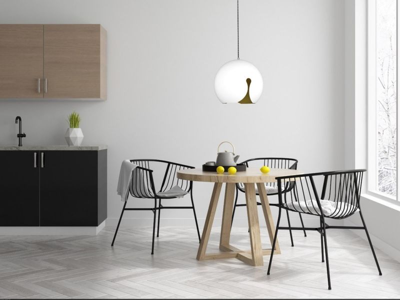 Lampa wisząca 1xE27MALAGA WHITE 301 zdjęcie 2